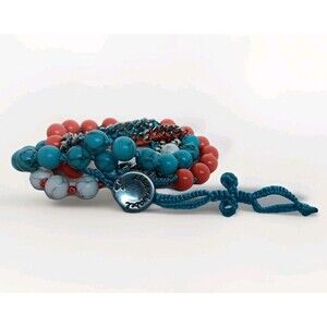 Chloe + Isabel Delicate Bead & Chain Multi Wrap Bracelet Or Necklace~Adjustable